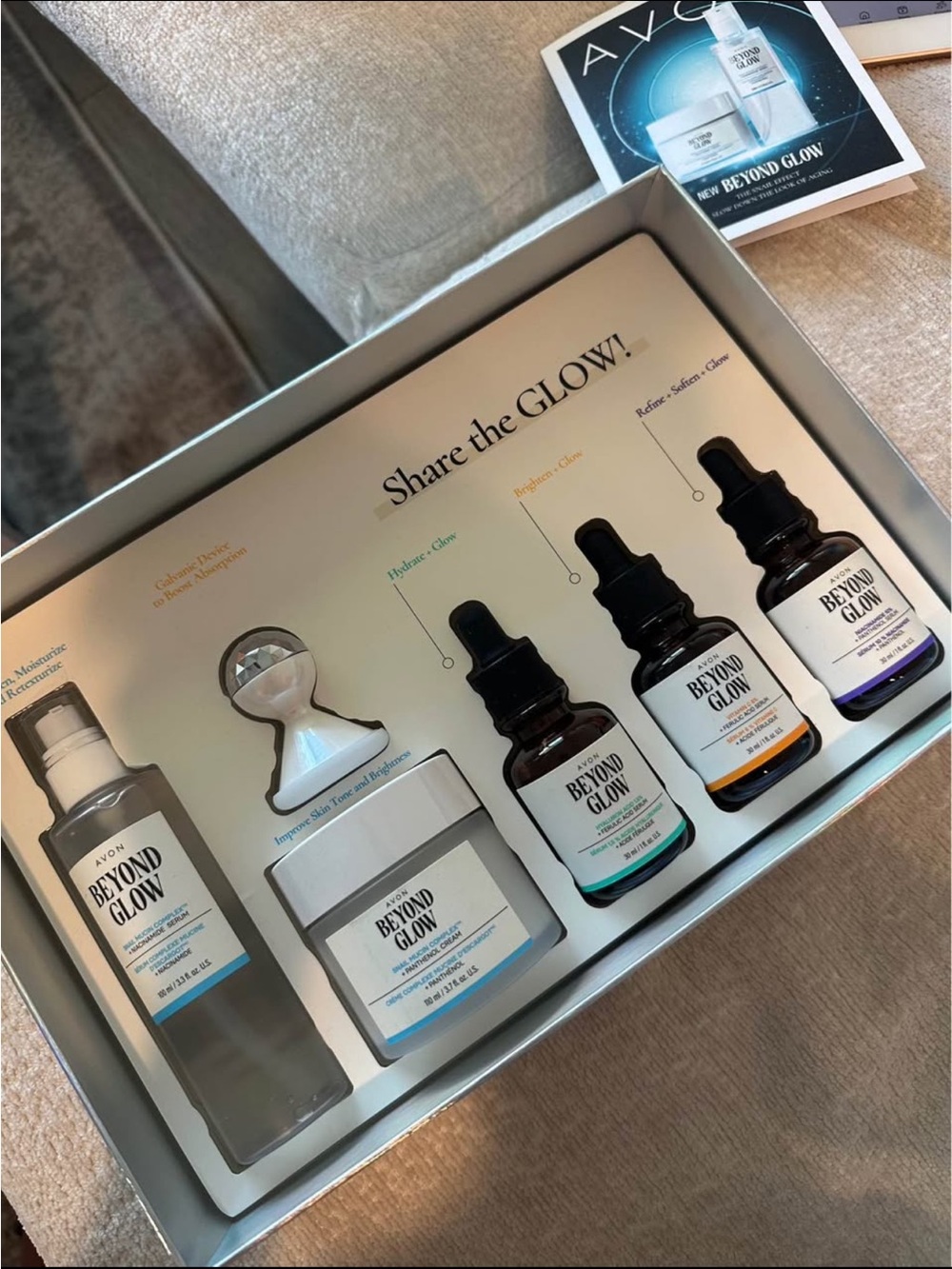 Avon Beyond Glow Women’s Skincare Set – Completely New. Retail For 242$